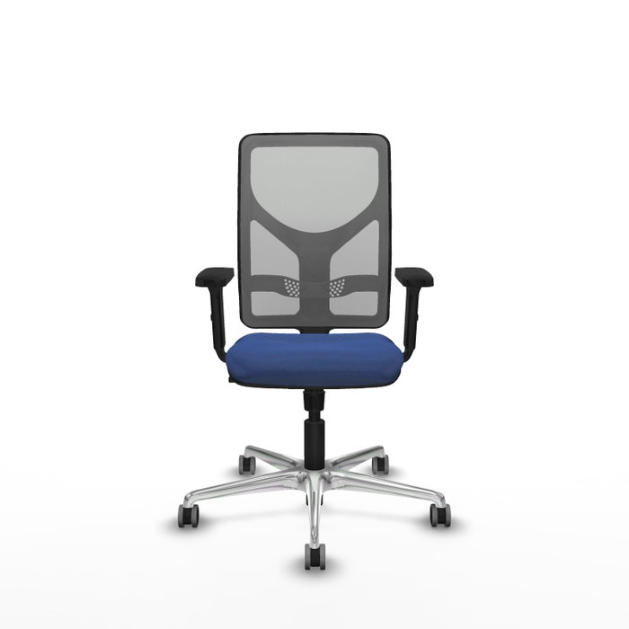 PIQUERAS Y CRESPO Silla de oficina Motilla con mecanismo Sincro, Azul marino y Gris PIQUERAS Y CRESPO Silla de oficina Motilla con mecanismo Sincro, Azul marino y Gris