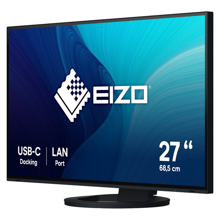 EIZO FlexScan EV2795-BK Monitor IPS 27" (68.6 cm) Quad HD 2560x1440 5ms HDMI DisplayPort USB-C 70W Negro