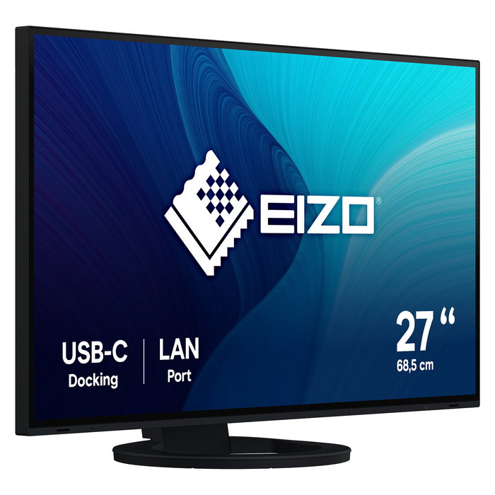 EIZO FlexScan EV2795-BK Monitor IPS 27" (68.6 cm) Quad HD 2560x1440 5ms HDMI DisplayPort USB-C 70W Negro