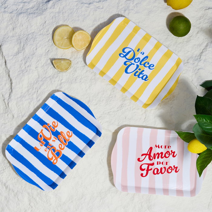 Bandeja Dolce Vita Home Deco Factory 21x14 cm 