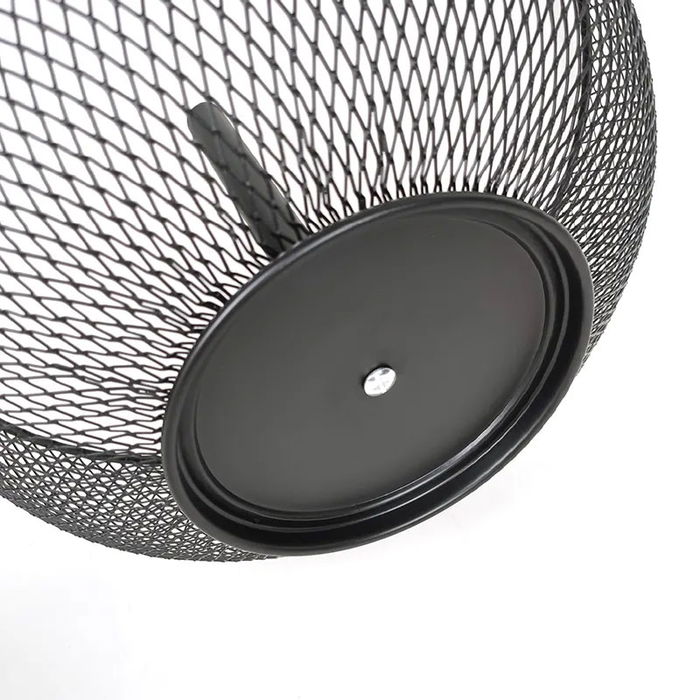 Confortime Cesta Metálica para Fruta, Doble, con Dimensiones 31.9 cm de Largo x 31.9 cm de Ancho x 41 cm de Alto (4 Unidades)