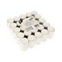 STARPAK Vela de té Papstar blanca - 100 piezas