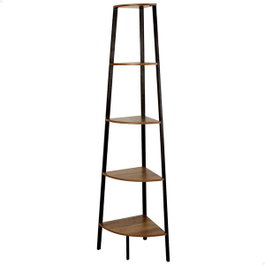 Max Home Estantería de Esquina 5 Baldas 35x35x160 cm de Hierro y MDF