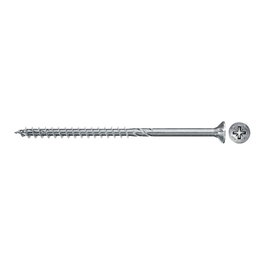 Fischer. Duebel Fischer Spanplattenschraube Power-Fast II 6,0x50 Senkkopf (30 Stck) de rosca parcial y galvanizado