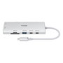 D-Link DUP-A01 Hub USB-C 10 en 1, 100W PD, 2x HDMI 4K 60Hz, Ethernet Gigabit, 10 Gbps, Lector SD/microSD, Conectividad para Portátil
