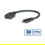VALUE Cable HDMI High Speed con Ethernet, adaptador BU a Mini HDMI ST, 0.15m