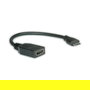 VALUE Cable HDMI High Speed con Ethernet, adaptador BU a Mini HDMI ST, 0.15m