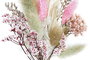 DKD Home Decor Ramo de Flores Secas Surtido Amarillo y Rosa