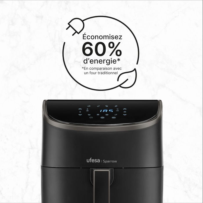 Freidora de Aire UFESA SPARROW Negro 1700 W 6 L