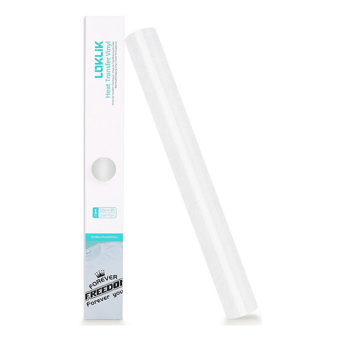 LOKLiK Europe Plotterfolie Glitzer Blanco 30,5 x 90 cm LOKLiK Europe Plotterfolie Glitzer Blanco 30,5 x 90 cm