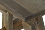 DKD Home Decor Descalzadora de Madera de Pino Reciclado Natural