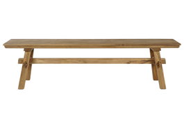 DKD Home Decor Descalzadora de Madera de Pino Reciclado Natural
