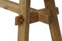 DKD Home Decor Descalzadora de Madera de Pino Reciclado Natural