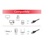 Equip Cable de red U/UTP Categoría 6 0.25m negro
