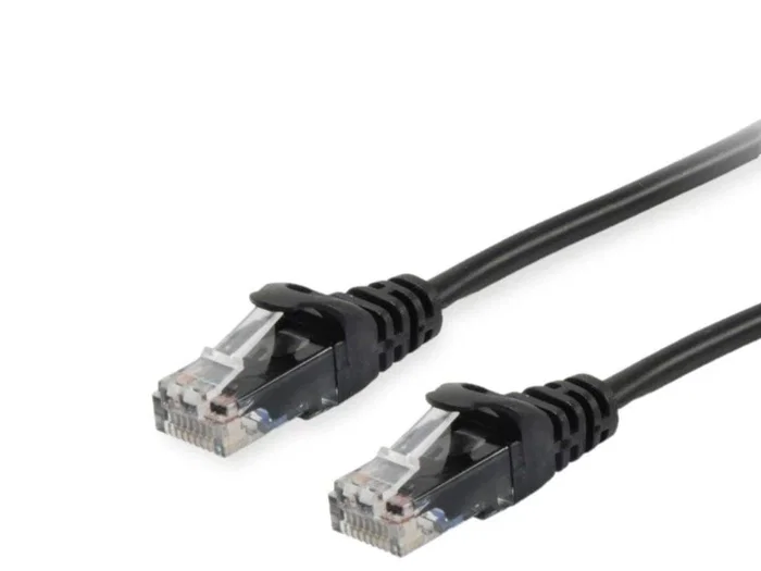 Equip 625453 Cable de Red 0.25 m Categoría 6 Cat6 U/UTP Conector RJ-45 Macho Negro