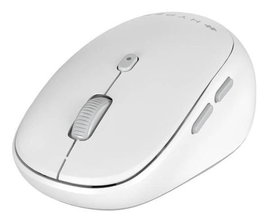 Hyper Mouse Bluetooth 5.0, 3 Dispositivos, DPI Ajustable, 1 x AA, Blanco/Gris