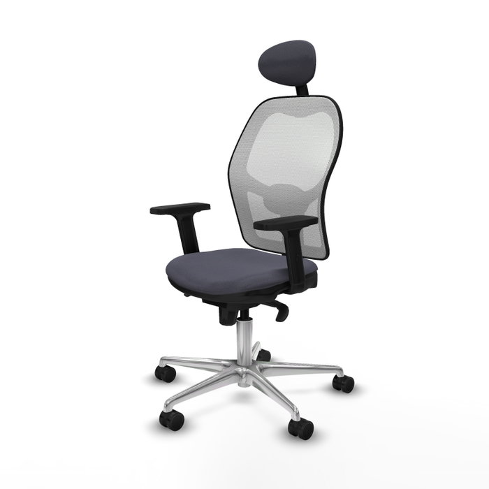 PIQUERAS Y CRESPO Silla de oficina Jorquera Gris y Blanca PIQUERAS Y CRESPO Silla de oficina Jorquera Gris y Blanca