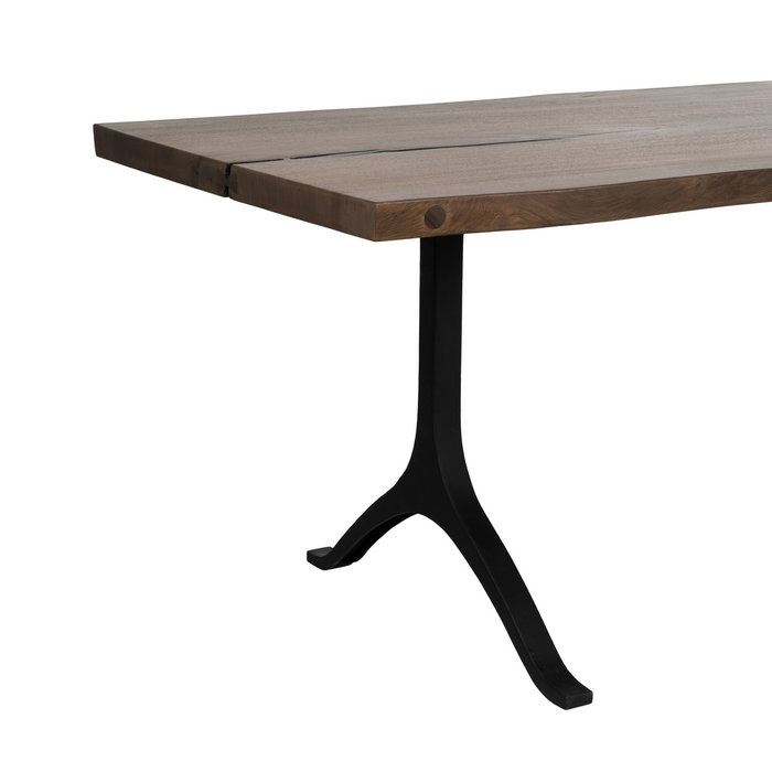 Mesa Comedor Madera-Metal Salón 240 X 90 X 77 cm