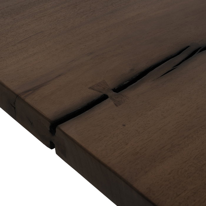 Mesa Comedor Madera-Metal Salón 240 X 90 X 77 cm