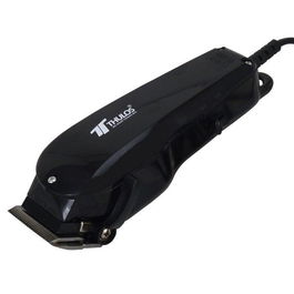 THULOS TH-HC102 Cortapelos Profesional, 12W, Ajustable, Negro, con Accesorios de Barbero (Peines, Tijeras, Cepillo, Aceite)