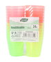 Algon Set 24 Vasos Chupito PP 30 ml Colores 4 cm ø (24 Unidades)