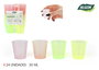 Algon Set 24 Vasos Chupito PP 30 ml Colores 4 cm ø (24 Unidades)