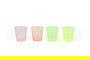Algon Set 24 Vasos Chupito PP 30 ml Colores 4 cm ø (24 Unidades)