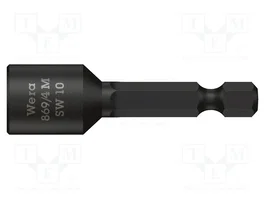WERA Punta de destornillador de 6 ángulos, HEX 10mm, magnética