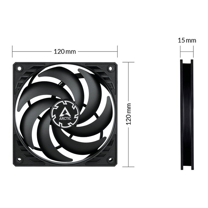 ARCTIC P12 Slim PWM PST Value Pack de 3 unidades ARCTIC P12 Slim PWM PST Value Pack de 3 unidades