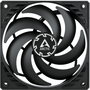 ARCTIC Ventilador P12 Slim PWM PST 12cm Negro 3uds