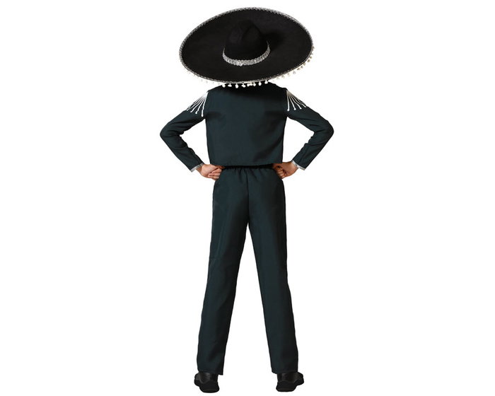 Disfraz de Mariachi Negro Niños 3-4 Años