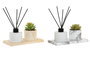 DKD Home Decor Ambientador Mikado Cerámica Surtido de 2 Unidades