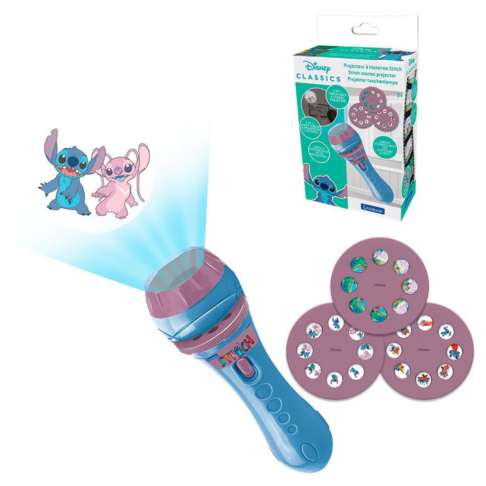 Lexibook Linterna Y Proyector Disney Stitch LTC050D +5 Años