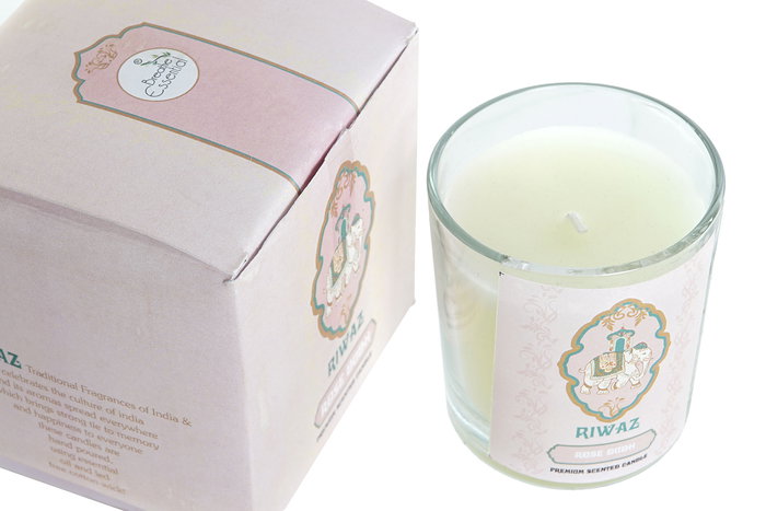 DKD Home Decor Vela Indio Rahga Cristal Cera Parafina Rosa Verde Azul Amarillo 9 x 9 x 9 cm 10 Unidades