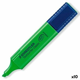 Staedtler Textsurfer Classic Marcador Fluorescente Verde (Set de 10)