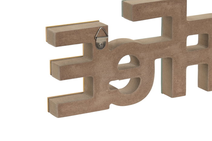 DKD Home Decor Decoración MDF Multicolor COFFEE CLUB