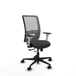 PIQUERAS Y CRESPO Silla de oficina Zulema Gris con mecanismo Sincro/Traslack