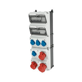 Mennekes 950007 Socket-outlet Tipo F, 5P, 32A, IP44