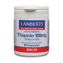 Lamberts Vitamina B1 (Tiamina) 100 mg, 90 cápsulas