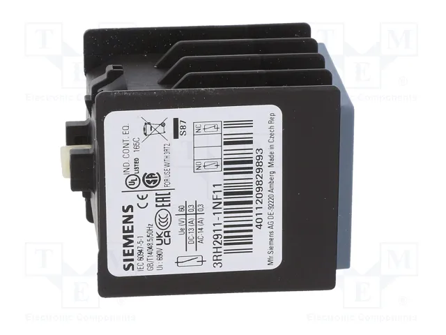 SIEMENS 3RH2911-1NF11 Contactores Auxiliares S0, S00, S2