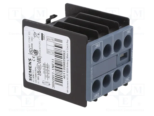 SIEMENS 3RH2911-1NF11 Contactores Auxiliares S0, S00, S2