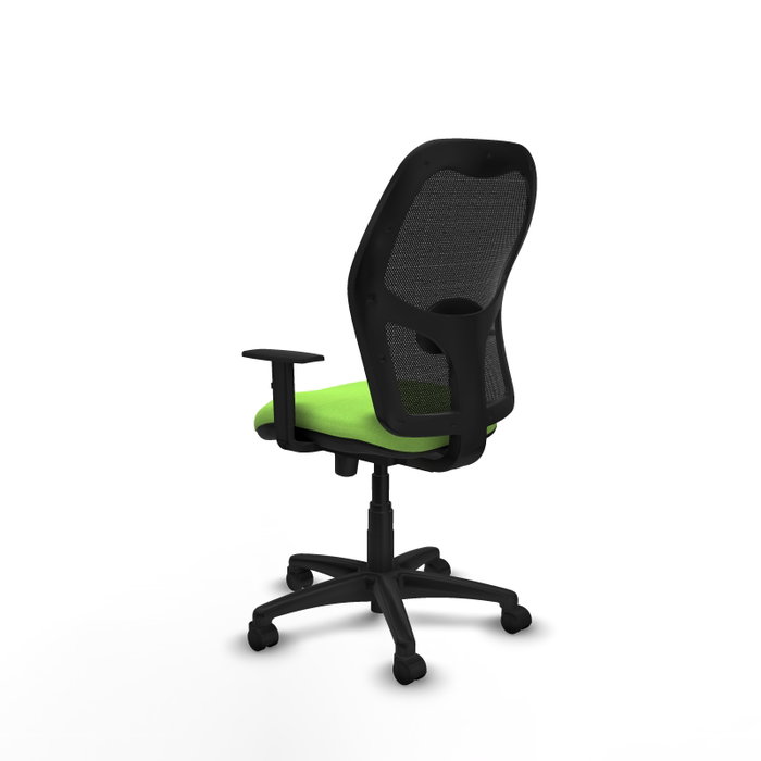 PIQUERAS Y CRESPO Silla Alocén Pistacho y Negro con Mecanismo Sincro/Traslack