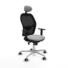 PIQUERAS Y CRESPO Silla de oficina Jorquera Gris claro/Negro