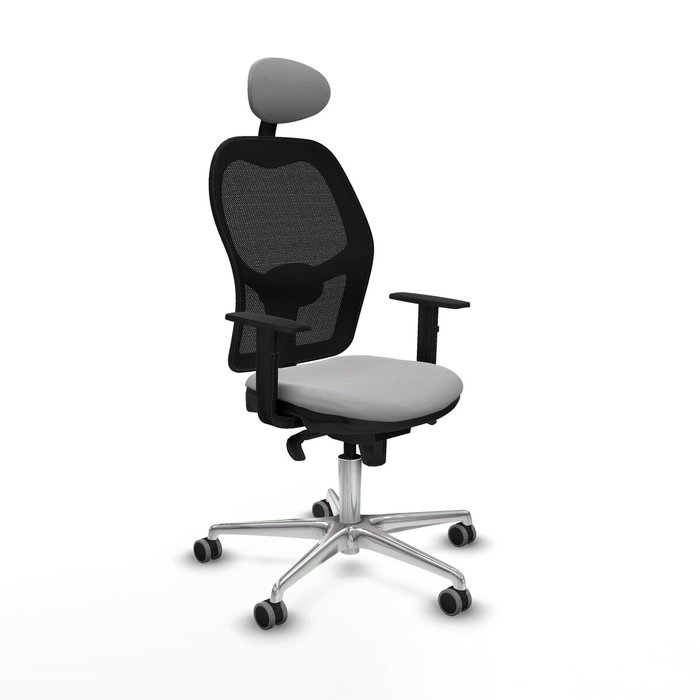 PIQUERAS Y CRESPO Silla de oficina Jorquera Gris claro/Negro PIQUERAS Y CRESPO Silla de oficina Jorquera Gris claro/Negro