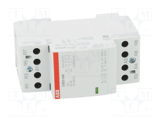 ABB ESB Contactor 4-polar de instalación 25A 24VAC/24VDC NC x4