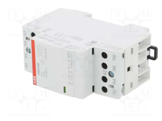 ABB ESB Contactor 4-polar de instalación 25A 24VAC/24VDC NC x4