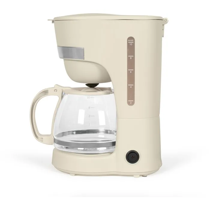 Livoo DOD200C Cafetera Eléctrica 750 W 1.25 L (10-12 Tazas) Color Blanco