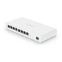 Ubiquiti UISP-S PoE Switch de red gestionado L2, 8 puertos Gigabit Ethernet (10/100/1000) con PoE pasiva, 1 puerto SFP, color blanco