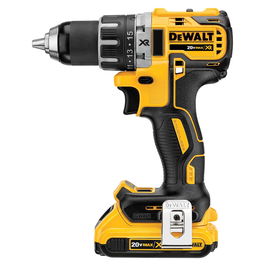 DeWALT DCD791D2 Taladro Percutor Inalámbrico 18V con 2 Baterías 2Ah, Cargador y Maletín