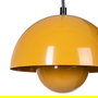 Lámpara Techo Naranja Metal 20 X 20 X 15 cm